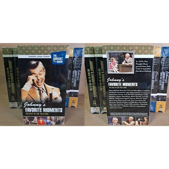 Johnny Carson Club The Tonight Show VHS Lot of 9 The Final Show Some Sealed - Picture 3 of 11